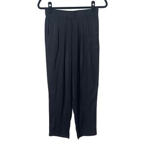 IRO Ilva Relaxed High Rise Pant in Black Size 1 FR/US Size XS/S